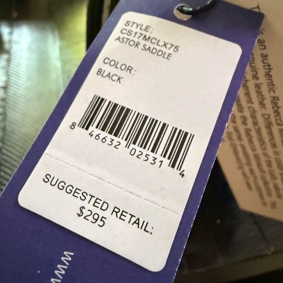 New ▶️ Rebecca Minkoff ◀️ Black Astor Saddle Bag Flap Open MSRP $295 - Picture 10 of 10